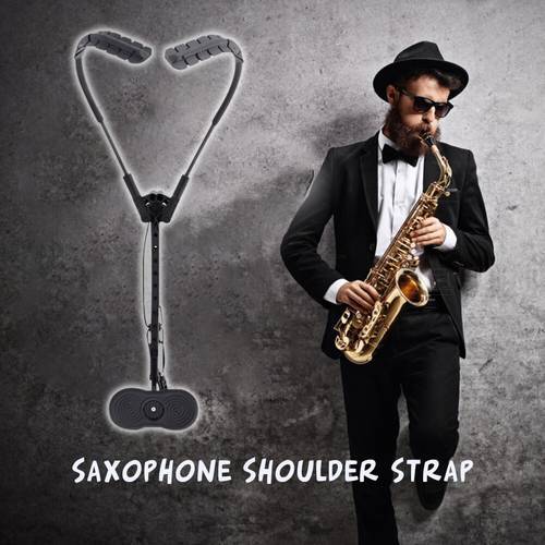 Adjustable Saxophone Strap Alto Treble Tenor Saxophone Strapped Adult Children Shoulder Neck Protector Supplies