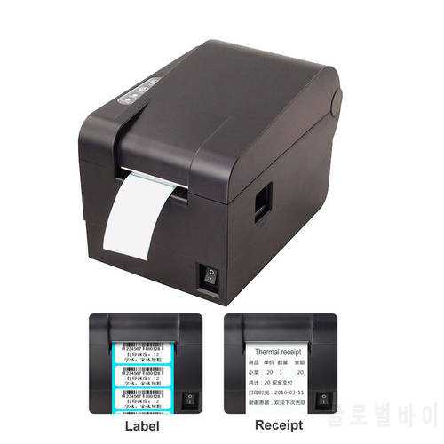 Free shipping 2Inch /58mm Series Thermal Label/Receipt printer Barcode printer Sticker paper printer