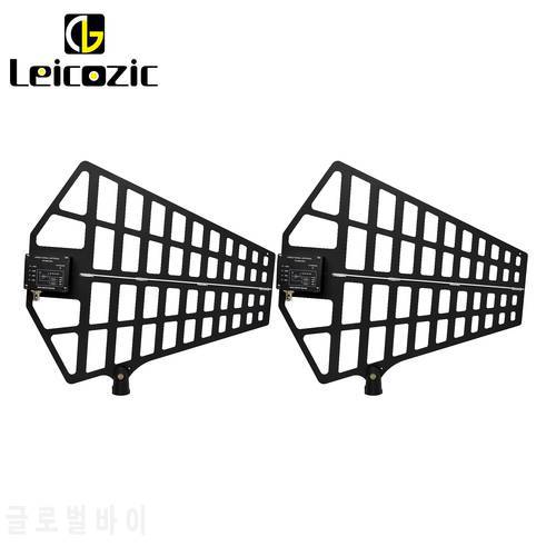Leicozic 2Pieces Active Directional Power Antenna With Gain Switch(500-950 MHz) UA870 UA874 WS For UHF Wireless Microphone