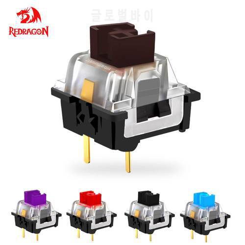 REDRAGON SMD RGB MX switch 3Pin Clicky Linear Tactile silent red blue Black Brown Purple Switche For Backlit Mechanical keyboard