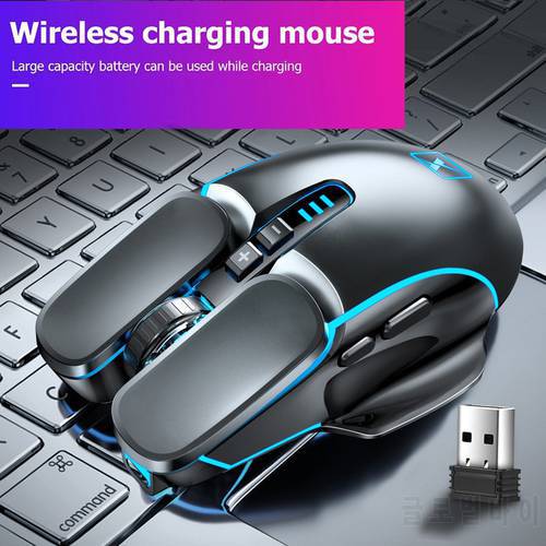 M215 2.4g Wireless Mouse for Computer Rechargeable Gamer Usb Laptop Accessories Gaming Pc Rgb Light 2400ppi Air Mouse Dota 2
