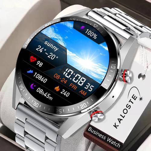 2022 New 454*454 Screen Smart Watch Always Display The Time Bluetooth Call Local Music Smartwatch For Men&39s Huawei Xiaomi Phone