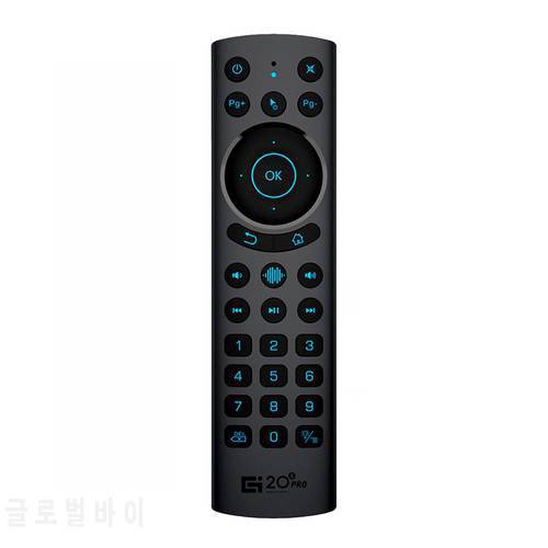 Portable Remote Control Long Distance Smart Voice RF Gyroscope Remote Control Bluetooth-Compatible 2.4G for G20BTS PLUS Remote