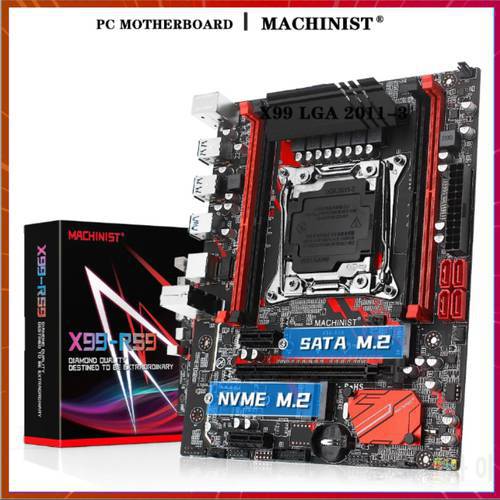 MACHINIST E5 RS9 Motherboard LGA 2011-3 Support Xeon E5 2640 2666 2670 V3 CPU Processor M.2 NVME Four Channel DDR4 NON ECC RAM