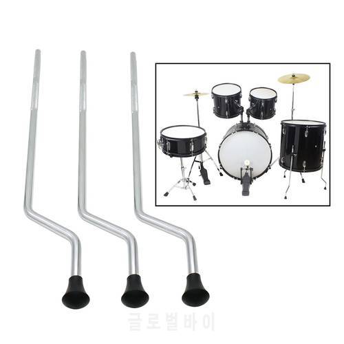 Metal Floor Tom Drum Legs Support Percussion Parts Accessory, Surface Double Plating, Environmental-friendly and Anti-rust