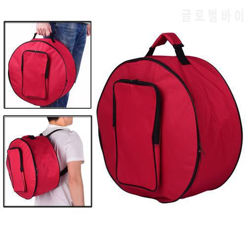 Compact Snare Drum Bag Backpack Case Gig Bag & Shoulder Strap Pockets Musical Instrument Percussion instrument accessories