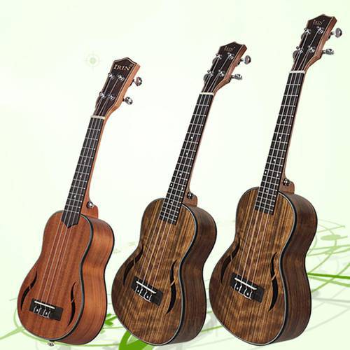 21/23/26inch 4 Wooden Ukulele Hawaiian Guitar Musical Acoustic Instrument