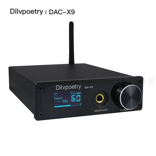Dilvpoetry DAC-X9 DAC CONVERTER XMOXU208+ESS938K2M+TPA6120+CSR8675+LM97420+OP1656