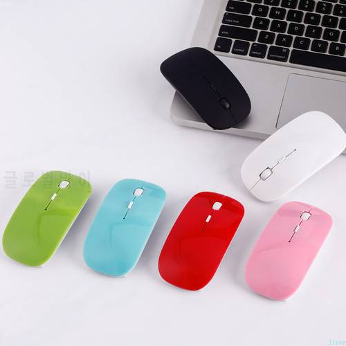 2.4Ghz USB Wireless Mous1600DPI Ultra-thin Ergonomic Portable Optical WIRELESSMOUS For Laptop,Gaming Computer Mice Free Shipping