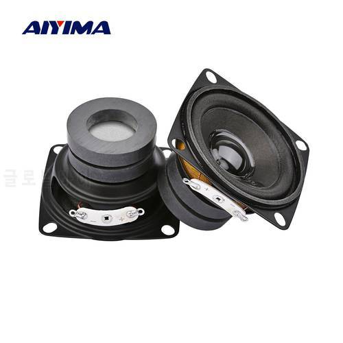 AIYIMA 2Pcs 2 Inch Portable Speakers Driver 4 8 Ohm 10W Full Range Sound Speaker Amplifier Home Theater DIY