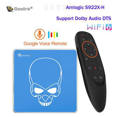 Beelink GT King Pro Android 9.0 TV BOX 4GB/64GB Amlogic S922X-H Quad Core Support Dolby Audio DTS Listen 4K HD Set Top Box