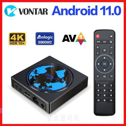 Amlogic S905X4 TV Box Android 11 UGOOS X4Q PRO Winevine L1 Google Voice Input AV1 CEC HDR Android 11.0 4K Media Player 1000M BT