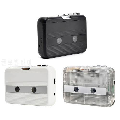 Walkman Cassette Player FM Radio Bluetooth-compatible Music Audio Tape Player with Auto Reverse Playback