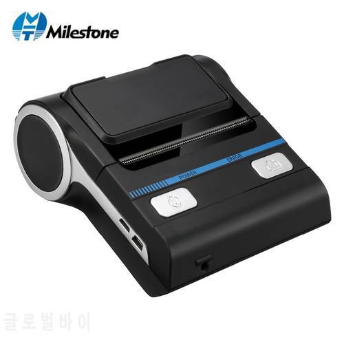 Milestone Mini Thermal Printer Bluetooth Receipt Bill Label Printer Impresora Portátil 80mm Portable Sublimacion принтер Sticker