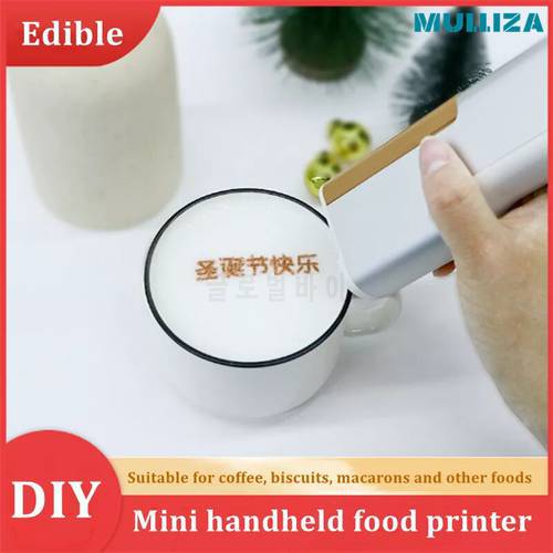 Mini Portable Food Edible Ink Printer PrintPen Inkjet Pen Print Custom Bread Coffee Beer Latter Printing Pen Mbrush food printer