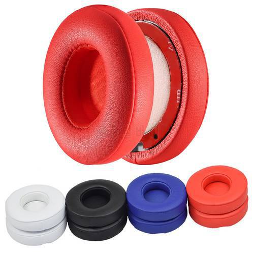 Replacement Earpads For Beats Solo 2 Wireless Headphones Earbuds Cushion For Beats Solo 3 Wireless Headset Case ultra-soft Cover