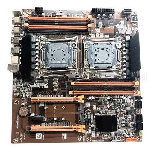 X99 Motherboard Dual CPU X99 LGA 2011 DDR4 RECC 2011-V3 V4 CPU M.2 Interface SATA 3.0X6 Computer Motherboard