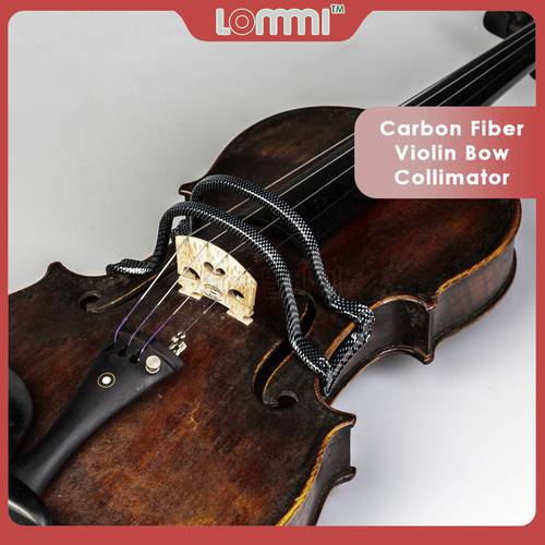 LOMMI 1/2 3/4 4/4 Violin Bow Straighten Carbon Fiber Collimator Corrector Tool Guide for Beginner Practice Training Exercise