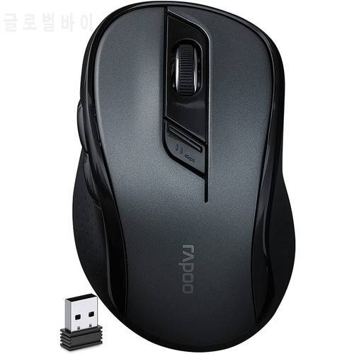Rapoo M500G Silent Wireless Mouse Multi-Mode Small-Hands Bluetooth Mouse 4 Adjustable DPI Ergonomic Mouse for Computer PC Laptop