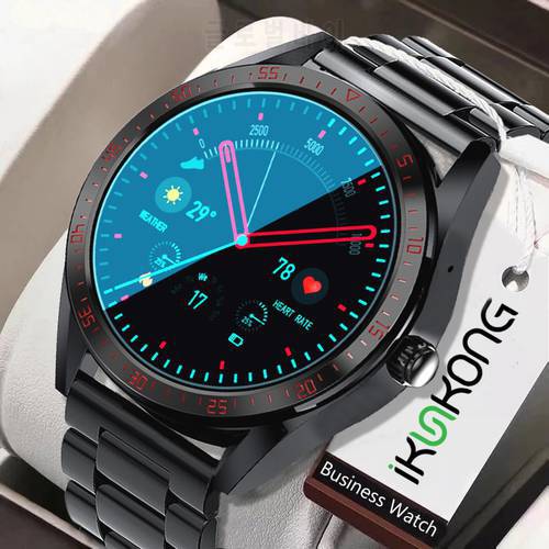 2022 New 454*454 AMOLED screen smart watch Always display the time bluetooth call local music Weather smartwatch for men Android
