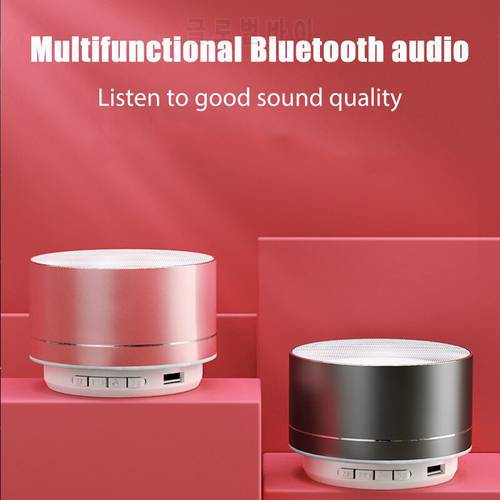 A10 Portable Speaker Wireless Mini Card Bluetooth Speaker Outdoor Audio Small Cannon Mobile Phone Computer Universal Subwoofer