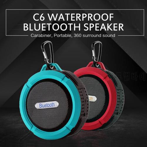 Protable Waterproof Bluetooth Speaker Big Suction Cup HOOK Bluetooth Stereo Outdoor Sports TF Subwoofer Mini Speakers New