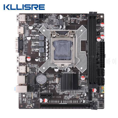 Kllisre H61 LGA 1155 Motherboard DDR3 Dual Channels Memory 16G For Intel LGA1155 Core I3 I5 I7 CPU