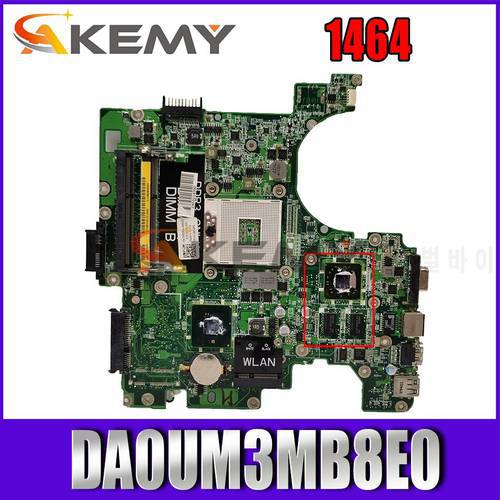 Akemy 953PN 0K98K D41WK PRP72 DA0UM3MB8E0 REV: E REV: A00 PWB: 5X2FJ HM55 PGA989 motherboard for Dell Inspiron 1464