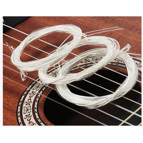 6pc Guitar Strings Classical Nylon Classical Strings Silver Plated Factory Wholesale Strings Guitar Accessories