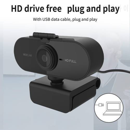 2K Webcam Full HD 1080P Web Camera For PC Computer Laptop Video Record Autofocus Lens 8MP Webcam With Microphone Privacy Cover