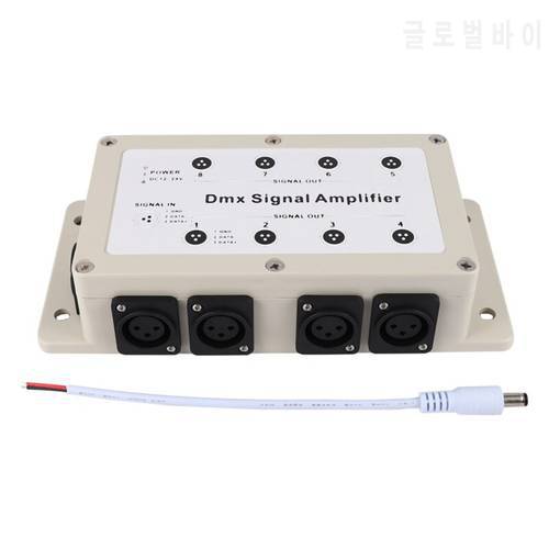 Dc12-24V 8 Channel Output Dmx Dmx512 Led Controller Signal Amplifier Splitter Distributor For Home Equipments