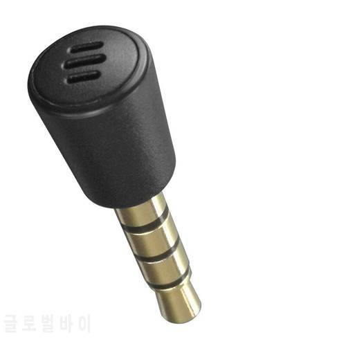 Mini microphone 3.5mm audio metal plug portable recording gamepad live broadcast microphone for PS4 laptop mobile phone