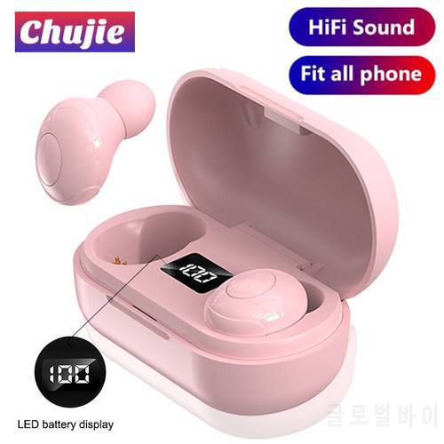 T8 Wireless Bluetooth Headphones 5.0 Earphones Sport Earbuds Noise Reduction Headsets Charging Box Earpieces For All Smartphones