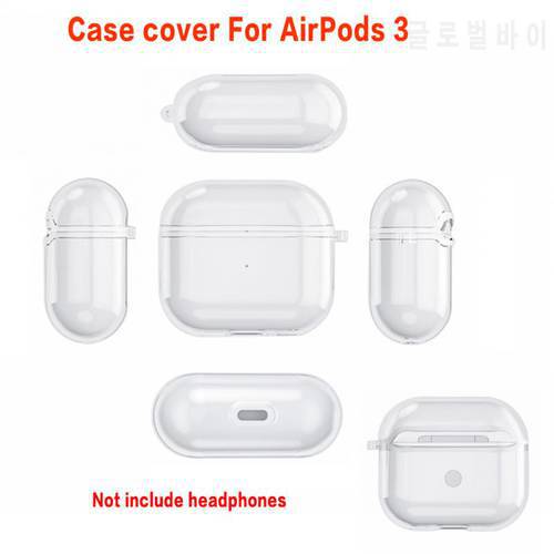 New Crystal Earphone Case For Apple AirPods 3 Case Silicone Transparent Protective Cover For Airpods 3 Accessories Charging Box