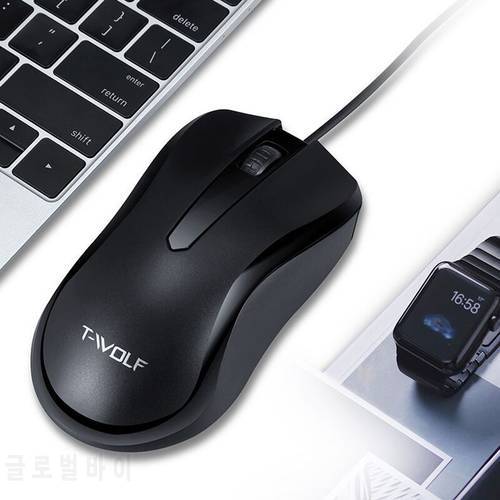 New V12 Wired Computer Mouse 1000DPI Classic USB Home Office Ergonomic Mice Silent Click For PC Computer Laptop Desktop Notebook