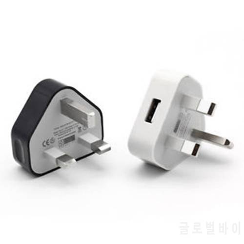 UK Plug 3 Pin USB Plug Adapter Charger Power Plug Wall Socket USB Ports For Phones Tablets Chargeable Devices For Travel Home