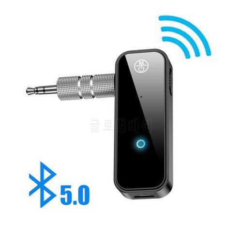 2 In 1 Wireless Bluetooth 5.0 Receiver Transmitter Adapter 3.5mm Jack For Car Music Audio C28 Aux Headphone Reciever Handsfree