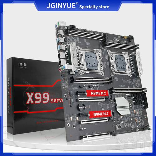 MACHINIST X99 Dual CPU Processor Motherboard LGA 2011-3 Support Intel Xeon E5 V3 & V4 DDR4 RAM Memory Eight-Channel X99 D8 MAX