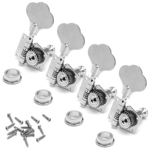 New Bass Guitar Machine Heads Knobs Tuners Tuning Pegs Tuners Guitar Parts 4PCS