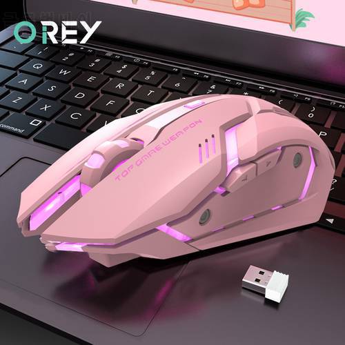 2.4G Wireless Mouse USB Rechargeable Optical Silent Button Gaming Mouse for Mac PC Gamer Computer Business Magic Ergonomic Mouse