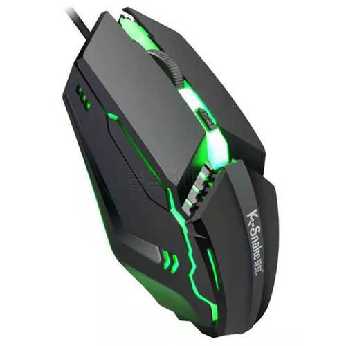 Viper M11 Gamer Wired Mouse 1600 DPI Desktop Notebook E-sports USB Luminous RGB Optical Gaming Mouse Computer Peripherals