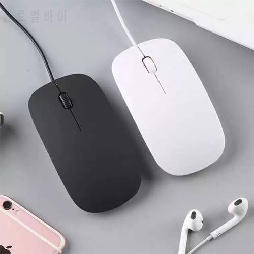 Wired Mouse Suitable for Desktop Computer Notebook Office Left and Right Hand Cute Small Mouse Usb Wired Photoelectric Mouse