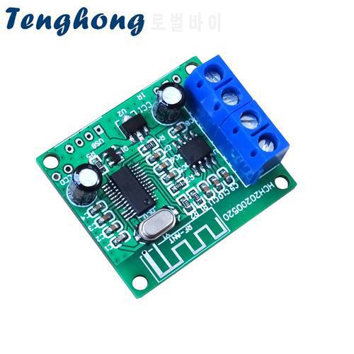 Tenghong Bluetooth 5.0 20W Mono Digital Power Amplifier Board TWS Ceiling Wall Speaker Sound Amplificador Engineering Audio AMP