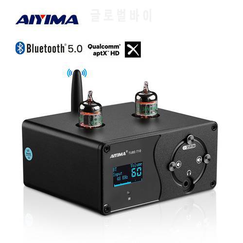 AIYIMA Audio T10 Decoder Mini Hifi USB DAC Headphone Amplifier Bluetooth QCC3031 aptX Coaxial OPT PC-USB Remote Control