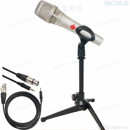 Professional KMS105 Cardioid Condenser Vocal Microphone Studio Stage Network Live Chat PC Phone Cable Support kms 105 Microphone