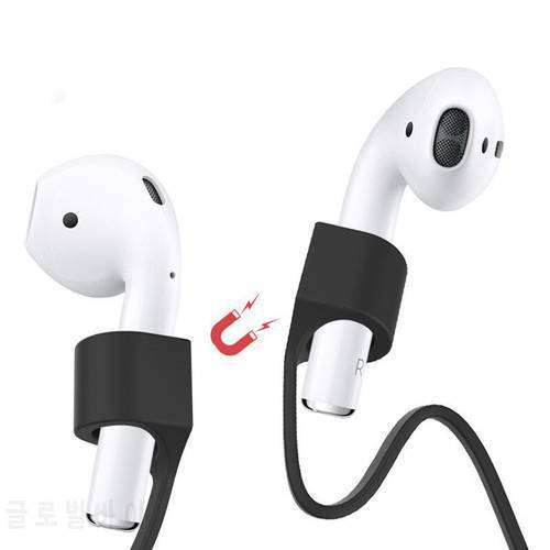 Silicone Magnetic String Rope For Apple AirPods Pro 2 3 Soft Anti-lost Cords Neck Strap For Air Ear Pods 1 2 Universal Earphone