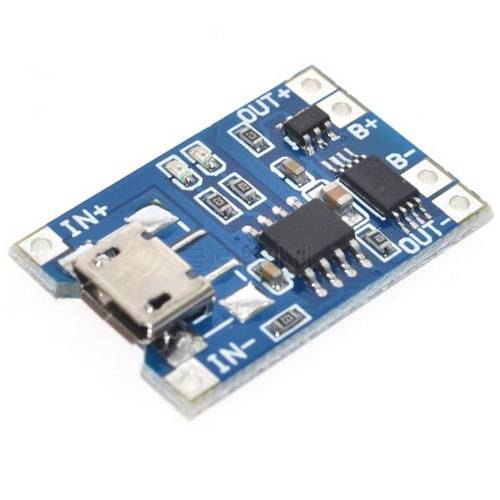 Smart Electronics 5V Micro USB TP 4056 Lithium Battery Charging Board With Protection Charger Module For Diy Kit 3.6 3.7v