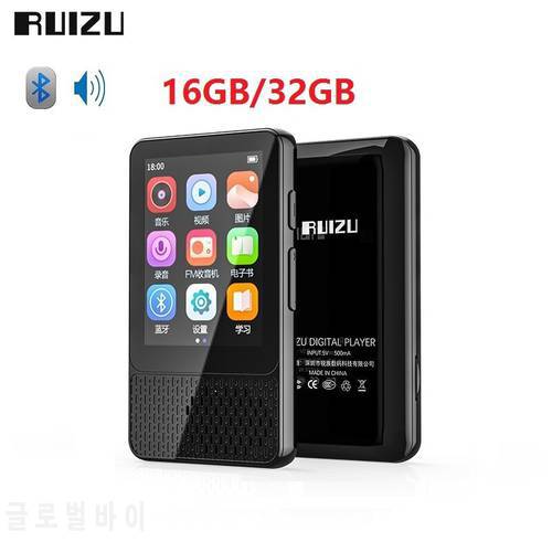 RUIZU M18 Bluetooth 5.0 MP4 player 16GB/32GB 2.4 inch Touch Screen Music Video Player With Recording Radio E-Book Pedometer