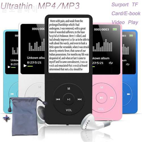 2021 70 Hours Playback 16gb Mp3 Player With Built-in Speaker Hifi Player Walkman Mp 4 Players Video Lossless Music Mp4 Player 3