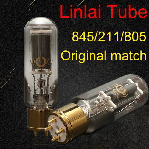 Linlai Tube 845/211/805 Replace Shuguang 845 Vacuum Tube Original Factory Matching 115W Push-pull Class AB1 Sound Amplifier